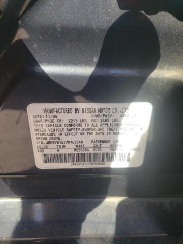 Photo 10 from auction – 2007 INFINITI G35 with VIN JNKBV61E77M709646