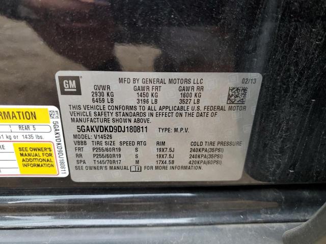 Photo 10 from auction – 2013 BUICK ENCLAVE with VIN 5GAKVDKD9DJ180811