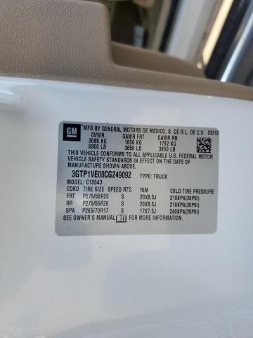 Photo 10 from auction – 2012 GMC SIERRA C15 with VIN 3GTP1VE00CG249092