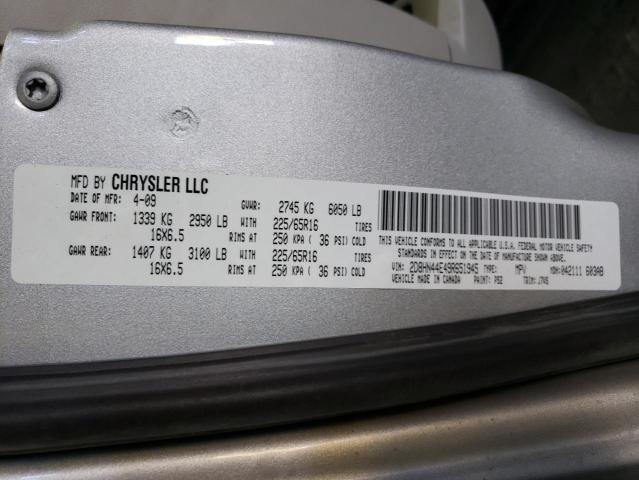 Photo 10 from auction – 2009 DODGE GRAND CARA with VIN 2D8HN44E49R651945
