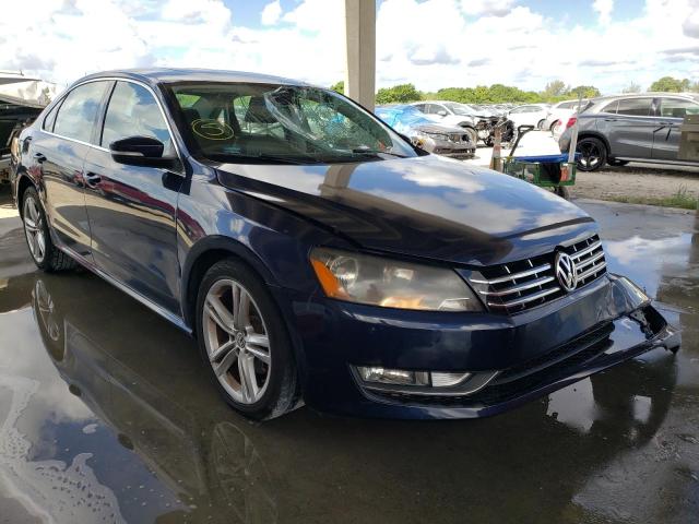 VOLKSWAGEN PASSAT SE 2013 with VIN 1VWBM7A33DC123744 - Photo from auction