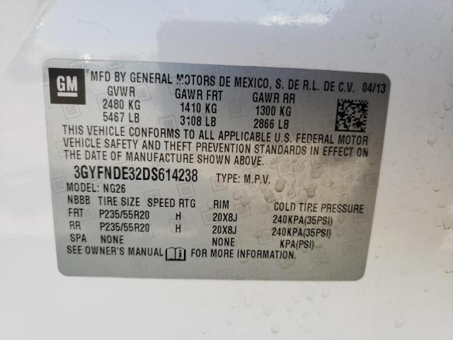 Photo 10 from auction – 2013 CADILLAC SRX PERFOR with VIN 3GYFNDE32DS614238