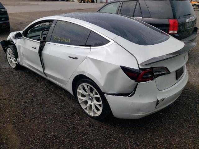 Photo 3 from auction – 2020 TESLA MODEL 3 with VIN 5YJ3E1EB2LF716435