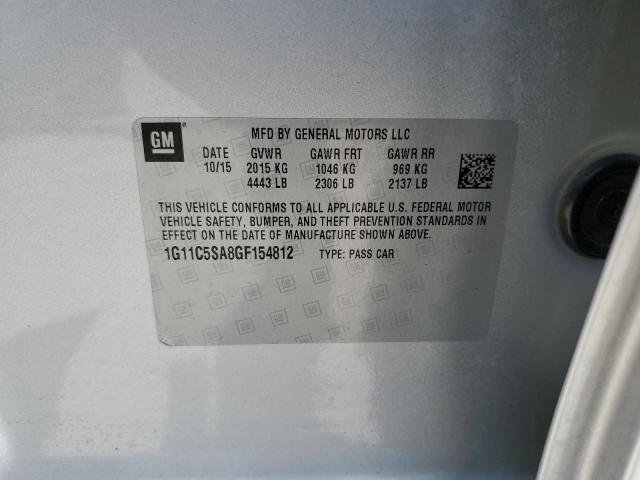 Photo 10 from auction – 2016 CHEVROLET MALIBU LIM with VIN 1G11C5SA8GF154812