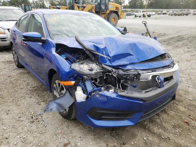 HONDA CIVIC EX 2018 with VIN 19XFC2F78JE006705 - Photo from auction