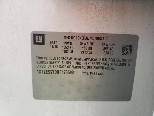 Photo 10 from auction – 2017 CHEVROLET MALIBU LT with VIN 1G1ZE5ST0HF173693