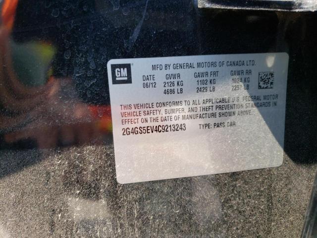 Photo 10 from auction – 2012 BUICK REGAL PREM with VIN 2G4GS5EV4C9213243