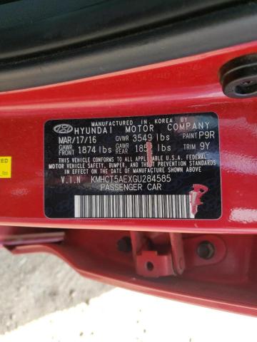 Photo 10 from auction – 2016 HYUNDAI ACCENT SE with VIN KMHCT5AEXGU284585