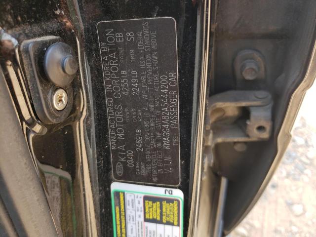 Photo 10 from auction – 2010 KIA OPTIMA LX with VIN KNAGG4A82A5444200