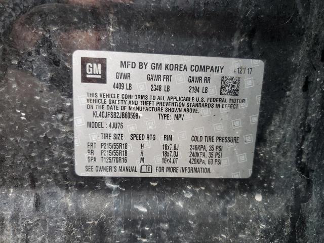 Photo 10 from auction – 2018 BUICK ENCORE PRE with VIN KL4CJFSB2JB605987