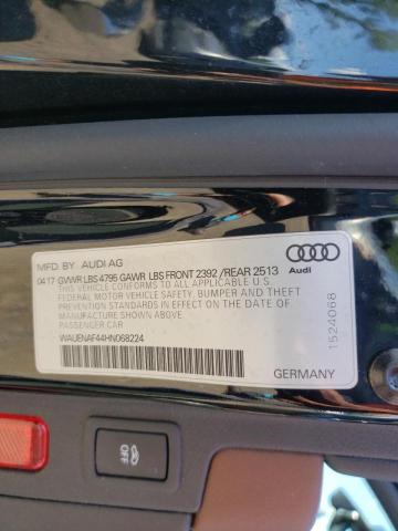 Photo 10 from auction – 2017 AUDI A4 PREMIUM with VIN WAUENAF44HN068224