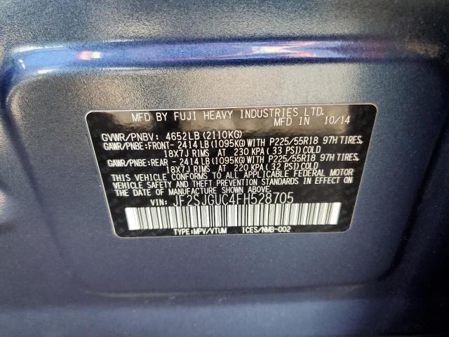 Photo 10 from auction – 2015 SUBARU FORESTER 2 with VIN JF2SJGUC4FH528705