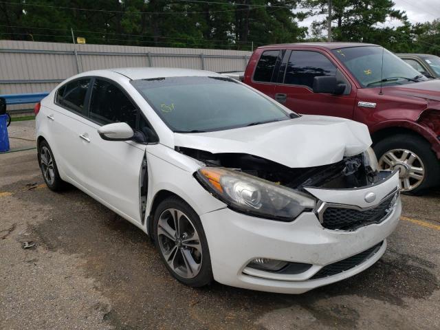 KIA FORTE EX 2014 with VIN KNAFX4A85E5102662 - Photo from auction
