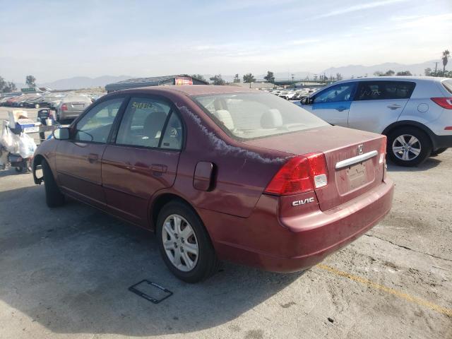 Photo 3 from auction – 2003 HONDA CIVIC EX with VIN 2HGES26753H522396
