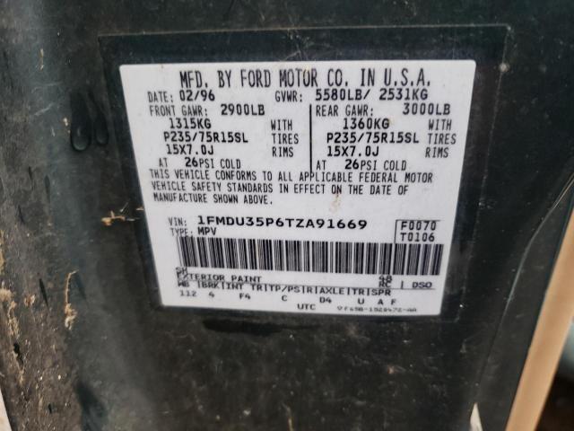 Photo 10 from auction – 1996 FORD EXPLORER with VIN 1FMDU35P6TZA91669