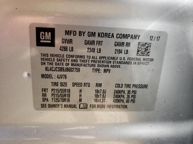 Photo 10 from auction – 2018 BUICK ENCORE ESS with VIN KL4CJCSB9JB602759