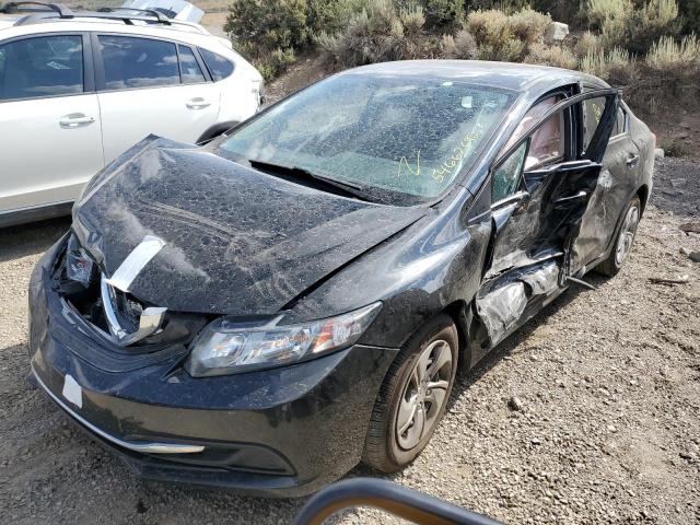 Photo 2 from auction – 2014 HONDA CIVIC LX with VIN 19XFB2F58EE221704