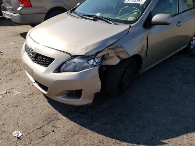 Photo 9 from auction – 2009 TOYOTA COROLLA BA with VIN 2T1BU40E69C023852