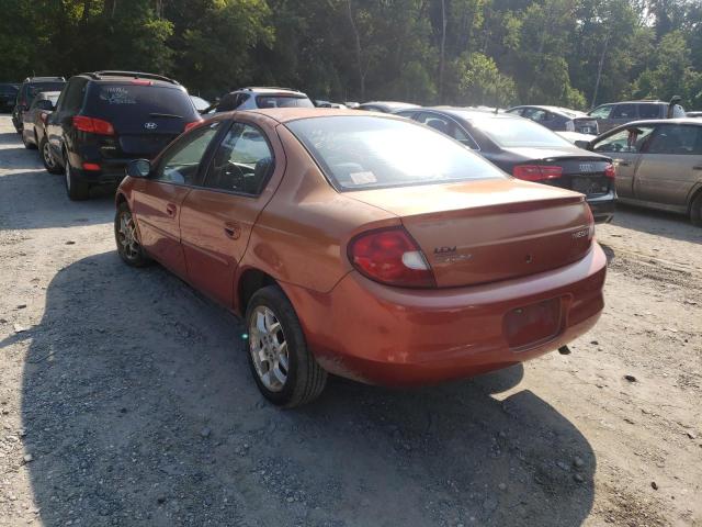 Photo 3 from auction – 2000 DODGE NEON BASE with VIN 1B3ES46C2YD590216
