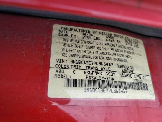 Photo 10 from auction – 2007 NISSAN VERSA with VIN 3N1BC13E77L365417