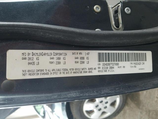 Photo 10 from auction – 2007 DODGE CALIBER with VIN 1B3HB28B77D270989
