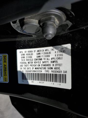 Photo 10 from auction – 2011 ACURA TL with VIN 19UUA8F59BA000304