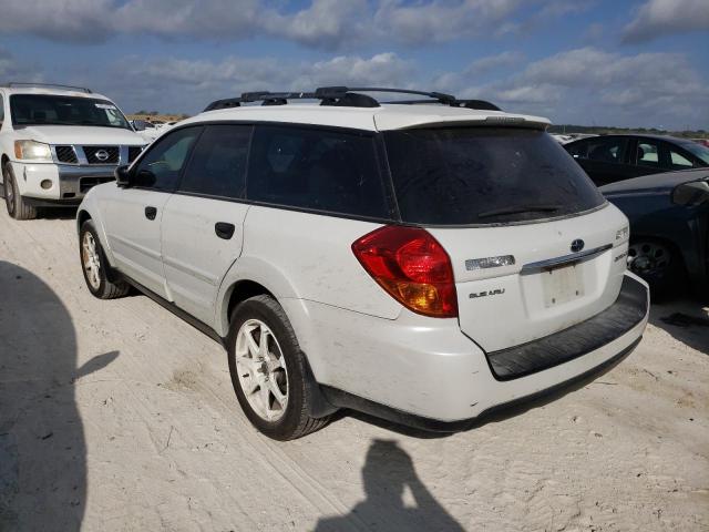Photo 3 from auction – 2006 SUBARU LEGACY OUT with VIN 4S4BP61C867322672