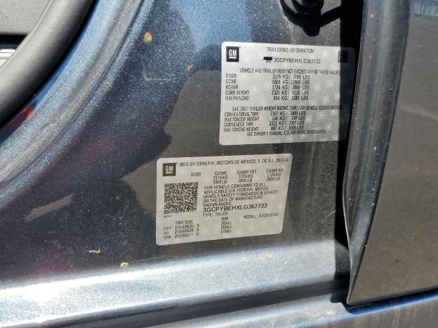 Photo 10 from auction – 2020 CHEVROLET SILVERADO with VIN 3GCPYBEHXLG367733