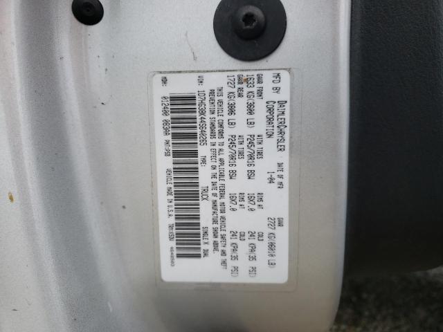 Photo 10 from auction – 2004 DODGE DAKOTA QUA with VIN 1D7HG38K44S640265