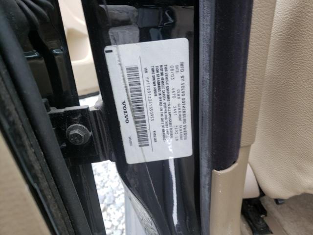 Photo 10 from auction – 2004 VOLVO S80 T6 ELI with VIN YV1TS91Z341350953