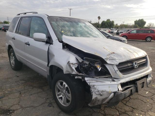 HONDA PILOT EXL 2004 with VIN 2HKYF185X4H549219 - Photo from auction