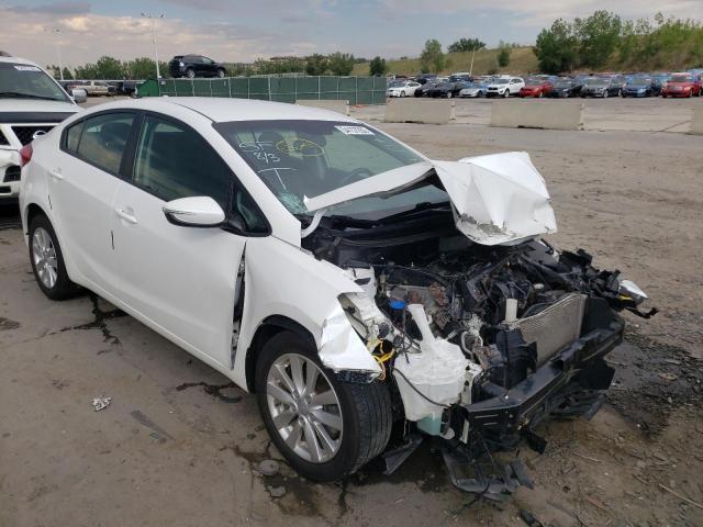 KIA FORTE LX 2014 with VIN KNAFX4A61E5228614 - Photo from auction