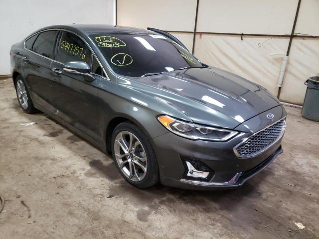 FORD FUSION TIT 2019 with VIN 3FA6P0RU4KR169166 - Photo from auction