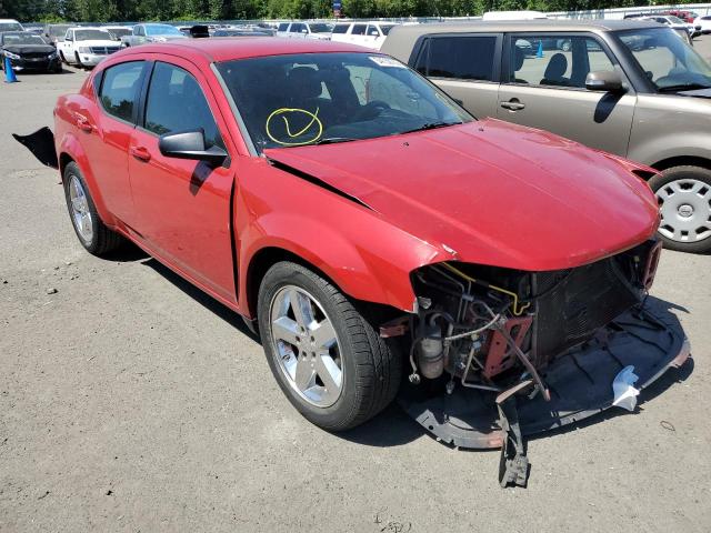 DODGE AVENGER SE 2012 with VIN 1C3CDZAB1CN182342 - Photo from auction