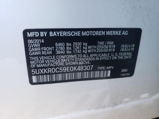 Photo 10 from auction – 2014 BMW X5 XDRIVE3 with VIN 5UXKR0C59E0K48307