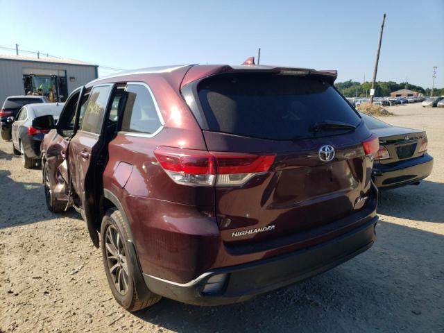 Photo 3 from auction – 2019 TOYOTA HIGHLANDER with VIN 5TDJZRFH8KS996675