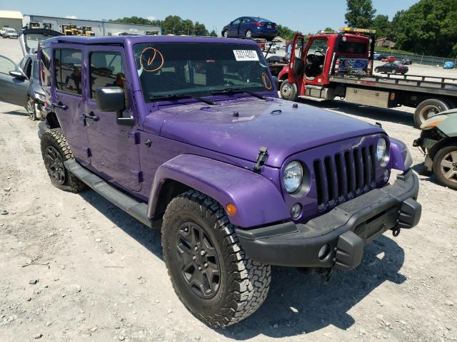 JEEP WRANGLER U 2016 with VIN 1C4HJWEG5GL185213 - Photo from auction