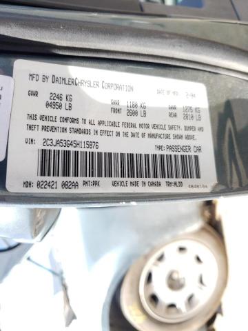 Photo 10 from auction – 2005 CHRYSLER 300 TOURIN with VIN 2C3JA53G45H115876