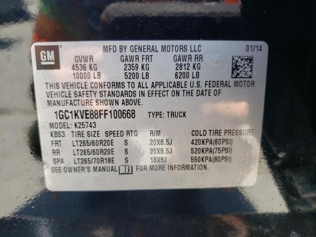 Photo 10 from auction – 2015 CHEVROLET SILVERADO with VIN 1GC1KVE88FF100668