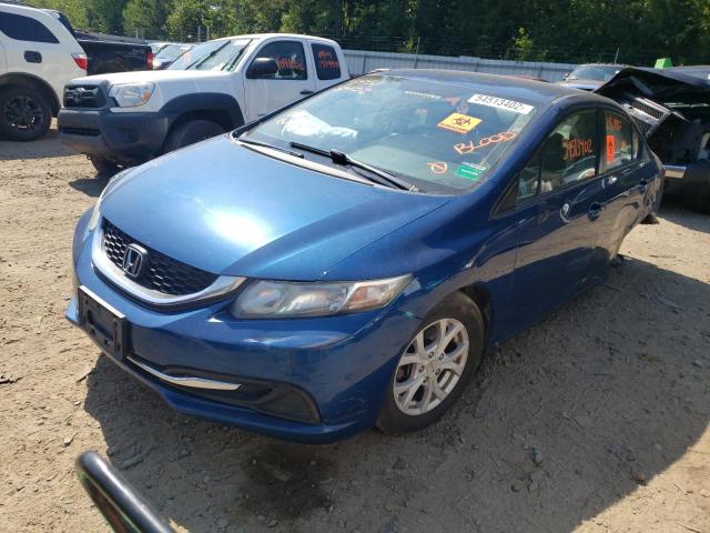 Photo 2 from auction – 2014 HONDA CIVIC LX with VIN 2HGFB2F5XEH553701