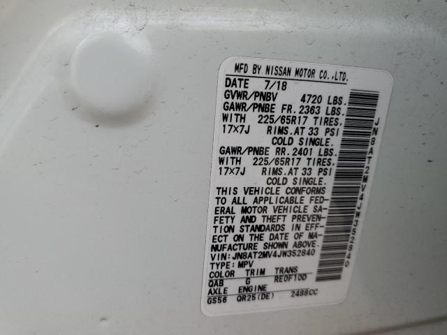 Photo 10 from auction – 2018 NISSAN ROGUE S with VIN JN8AT2MV4JW352840