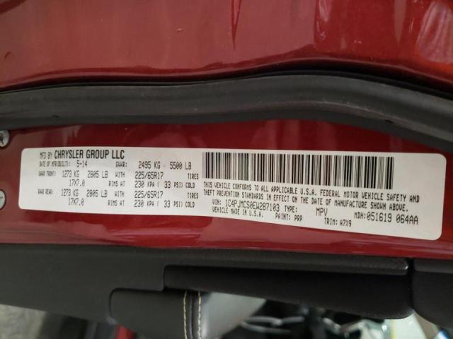 Photo 10 from auction – 2014 JEEP CHEROKEE L with VIN 1C4PJMCS0EW287103