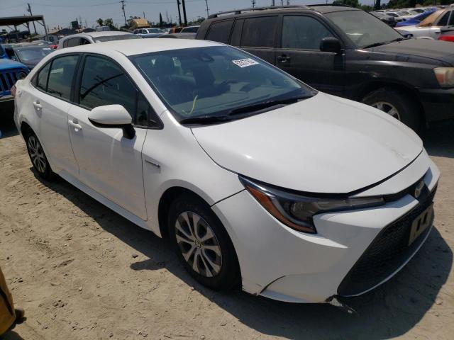 TOYOTA COROLLA LE 2020 with VIN JTDEBRBEXLJ019456 - Photo from auction