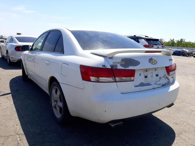 Photo 3 from auction – 2007 HYUNDAI SONATA SE with VIN 5NPEU46F87H161416