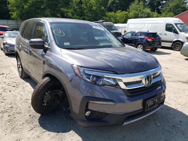 HONDA PILOT EX 2021 with VIN 5FNYF6H38MB095711 - Photo from auction