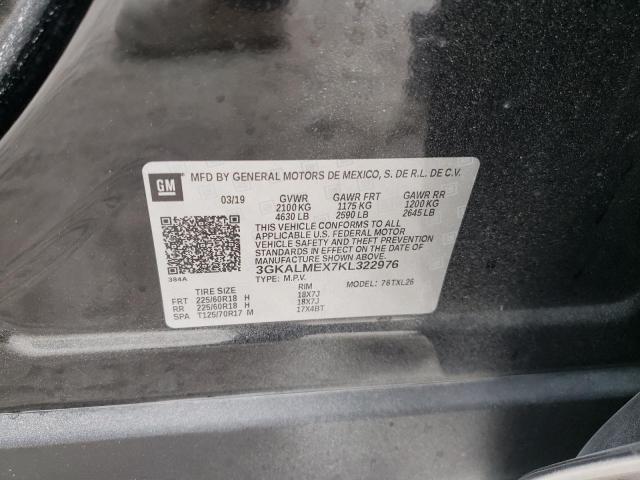Photo 10 from auction – 2019 GMC TERRAIN SL with VIN 3GKALMEX7KL322976