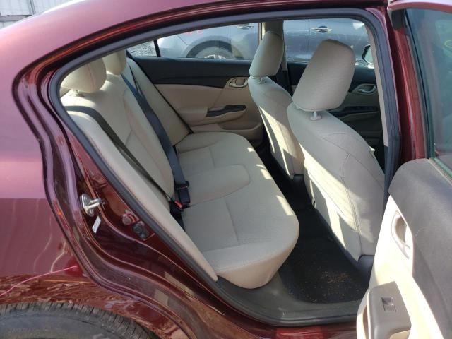 Photo 6 from auction – 2013 HONDA CIVIC LX with VIN 19XFB2F54DE076983