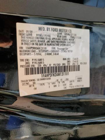 Photo 10 from auction – 2010 FORD FOCUS SE with VIN 1FAHP3FN2AW131101