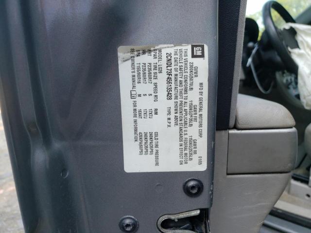 Photo 10 from auction – 2005 CHEVROLET EQUINOX LT with VIN 2CNDL73F456135428