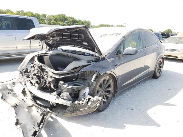 Photo 2 from auction – 2022 TESLA MODEL X with VIN 7SAXCBE55NF328628